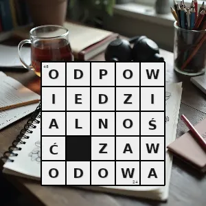 Hasło krzyżówkowe odpowiedzialność zawodowa - odpowiedzialność zawodowa – rozwiązanie, synonimy, podpowiedzi i definicje krzyżówkowe